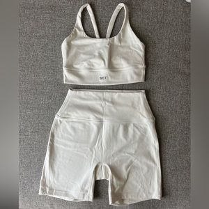 Set Active Cream Workout Set
